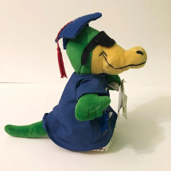 Vtg See You C U Later Alligator Graduation Plush Applause Doll 8 Inch Tall - Picture 10 of 16